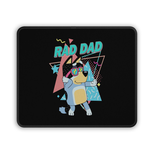 Rad Dad Blue Father's Day Mouse Pad