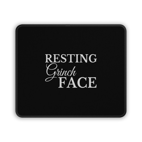 Resting Grinch Faceresting Grinch Face Mouse Pad