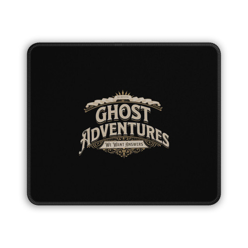 Retro Gold Ghost Adventures Mouse Pad
