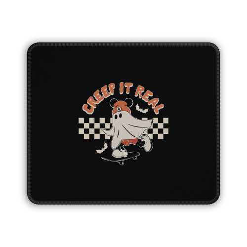 Retro Mickey Ghost Skateboarding Mouse Pad Retro Mickey Ghost Skateboarding Mouse Pad
