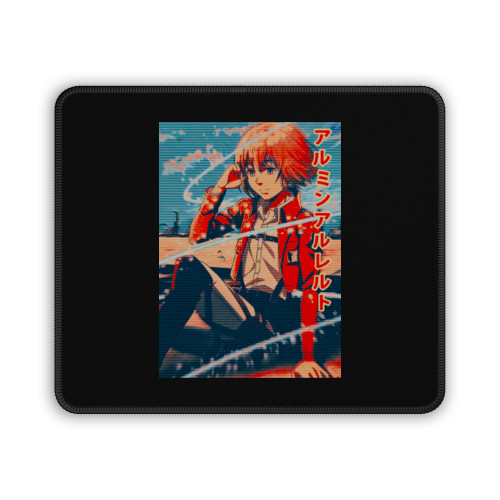 Retro Vintage Armin Arlert Attack On Titan Anime Mouse Pad