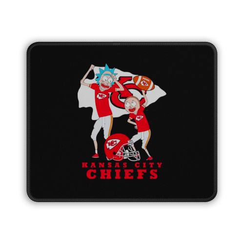 Rick And Morty Kansas City Chiefs Mouse Pad