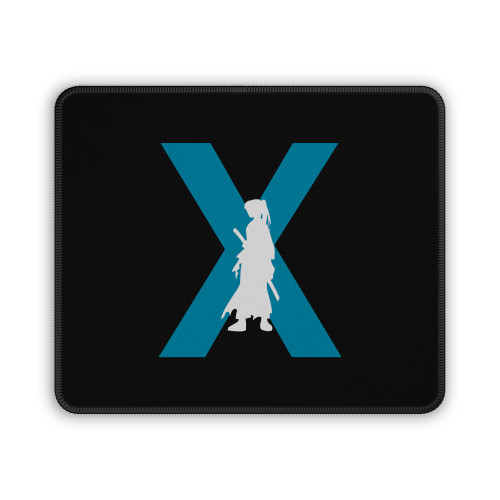 Rurouni Kenshin Retro Vintage Blue Mouse Pad