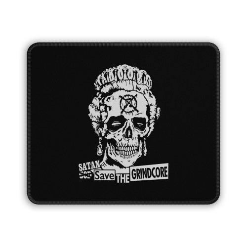 Satan Save The Grindcore Mouse Pad