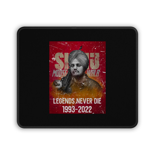 Sidhu Moose Wala Legends Never Die Mouse Pad