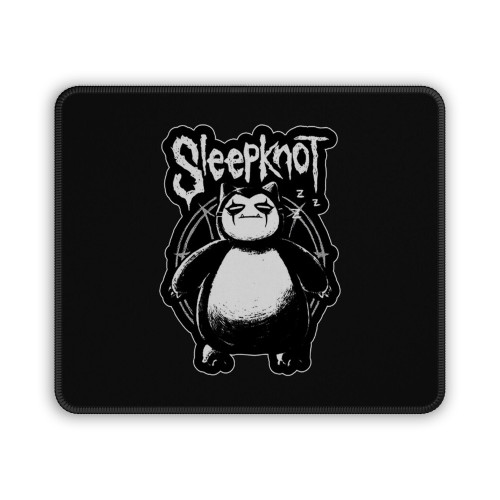 Sleepknot Snorlaw Sleep Parody Mouse Pad