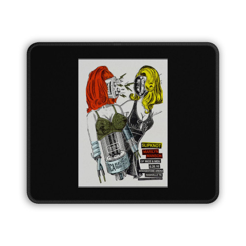 Slipknot Marilyn Manson Nashville 2016 Mouse Pad