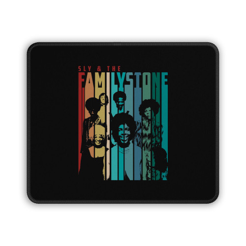 Sly And The Family Stone Retro Vintage 1 Mouse Pad