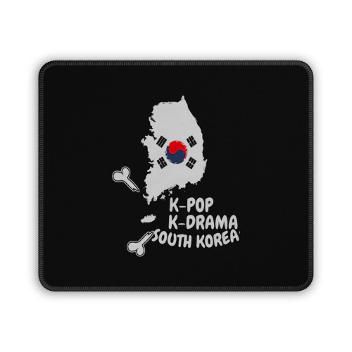 South Korea Korean K Pop K Drama Kimchi Flag Mouse Pad