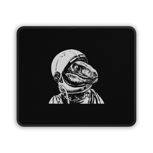 Space Dinosaur Velociraptor Astronaut Astroraptor Mouse Pad