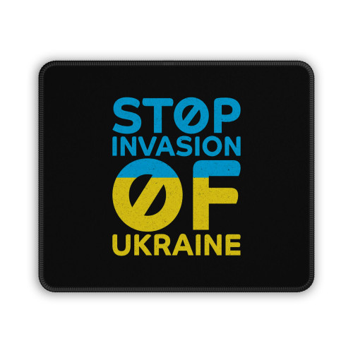 Stop War In Ukraine I Stand With Ukraine Flag Ukraine Strong Ukrainians Support Mouse Pad