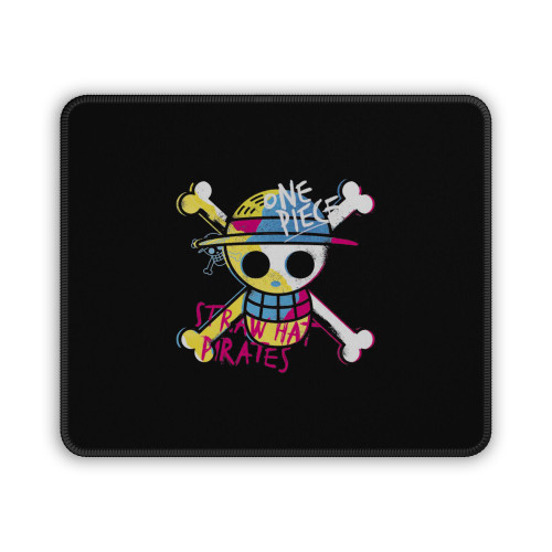Straw Hat Pirates Adventures Black By One Piece Mouse Pad