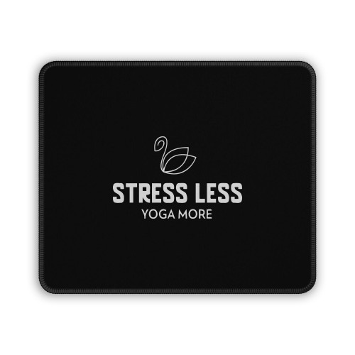 Stress Less Yoga More Mouse Pad