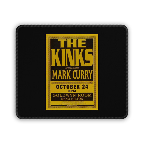 The Kinks Vintage Concert From Reno Hilton Mouse Pad