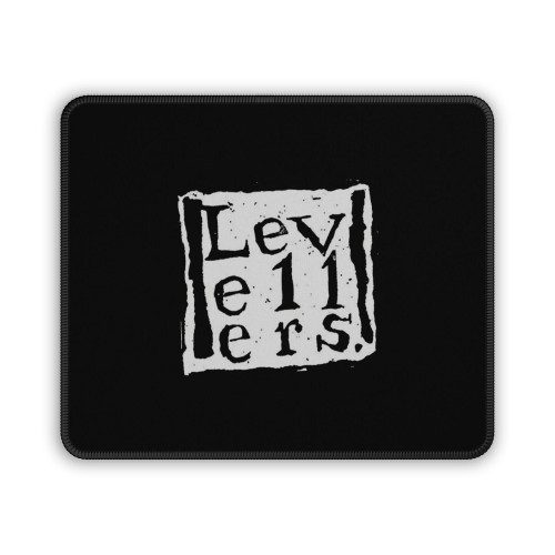 The Levellers Logo Black Herren Mouse Pad