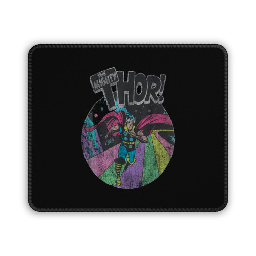 The Mighty Thor Distressed Retro Portrait Vintage Mouse Pad The Mighty Thor Distressed Retro Portrait Vintage Mouse Pad