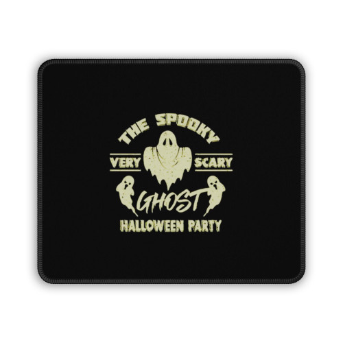 The Spooky Ghost Halloween Party Mouse Pad