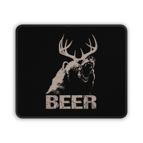 Beer Deer Bear Roar Mouse Pad