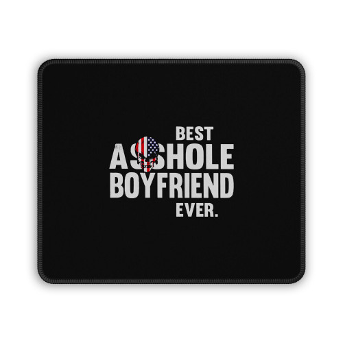 Best Ass Hole Boyfriend Ever Tattoo Lovers Mouse Pad