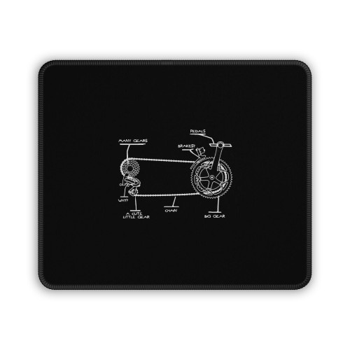 Bike Cycling Rider Mouse Pad