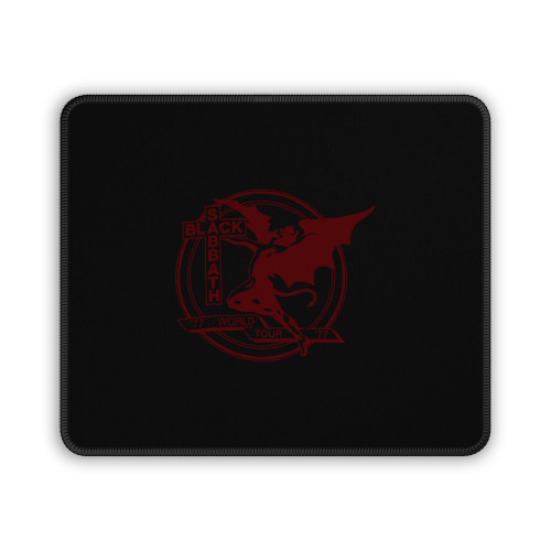 Black Sabbath World Tour 1977 Mouse Pad