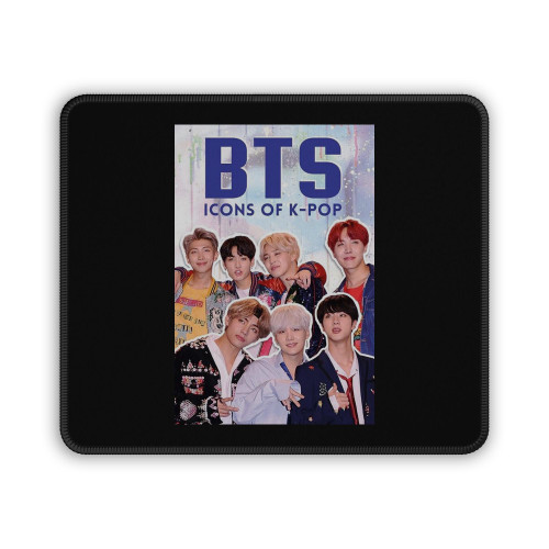Bts Boy Band Icon K Pop Jin Suga J Hope Rm Jimin V Mouse Pad