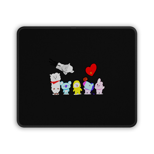 Bts Love Yourself Suga Jimin J Hope Jin V Kpop Mouse Pad Bts Love Yourself Suga Jimin J Hope Jin V Kpop Mouse Pad