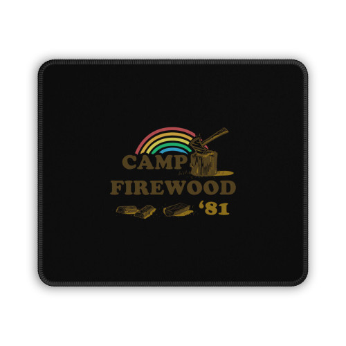 Camp Firewood Mouse Pad