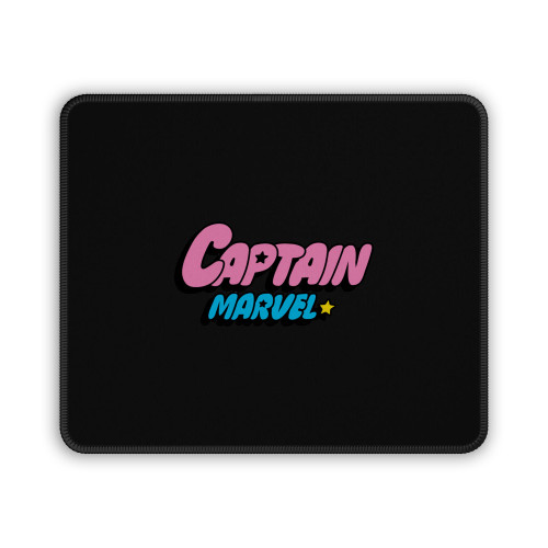 Captain Powerpuff Marvel Logo Mouse Pad