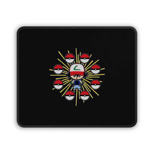 Catch Them All Pokemon Ball Mouse Pad