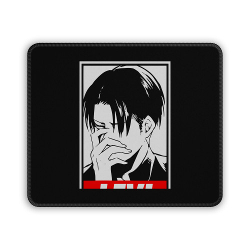 The Swordman As Attack On Titan Levi Ackermann Mouse Pad