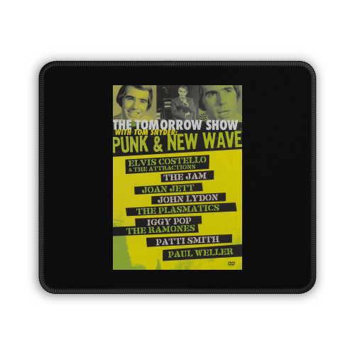 The Tomorrow Show With Tom Snyder Punk And New Wave Mouse Pad
