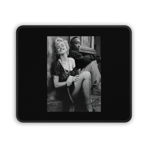Tupac 2Pac Shakur Marilyn Monroe Mouse Pad