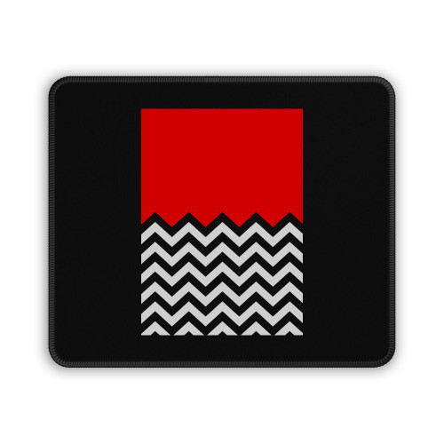 Twin Peaks Black Lodge Pattern Mouse Pad