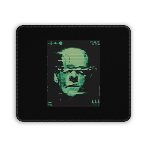 Universal Monsters Frankenstein It's Alive Glitch Mouse Pad