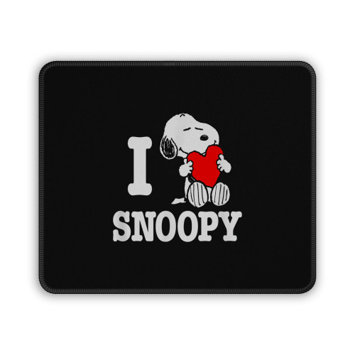 Valentines I Love Snoopy Mouse Pad