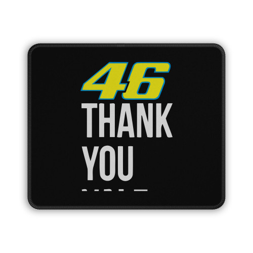 Valentino Rossi Vr 46 Grazie Thank You Vale Mouse Pad