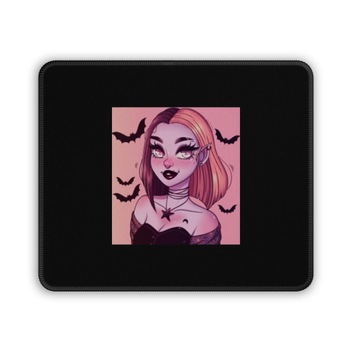 Vampire Girl Mouse Pad