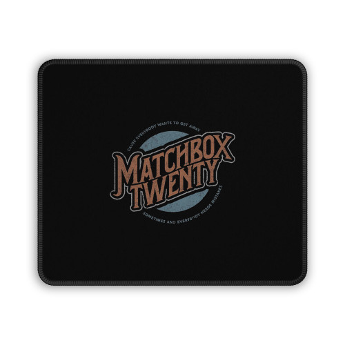 Vintage Matchbox Twenty Band Mouse Pad