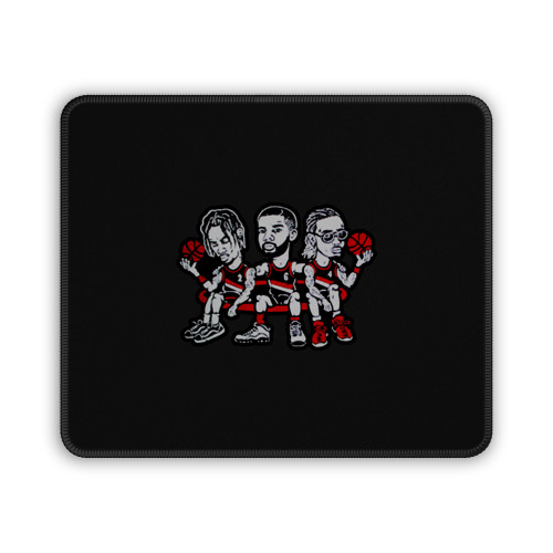 Portland Travis Scott Drake Quavo Shirt Nmd Human Race Mouse Pad