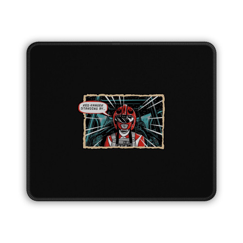 Power Ranggera Red Ranger Standing Mouse Pad