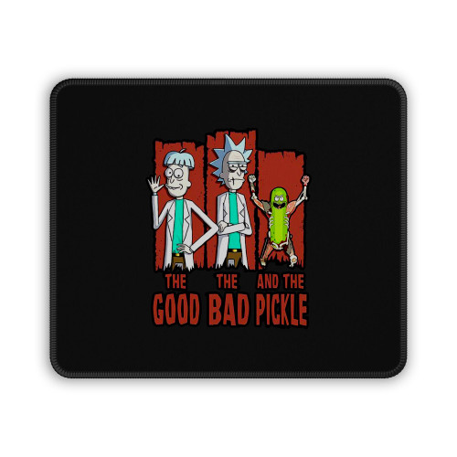 Rick And Morty Good Bad Pickle Mouse Pad Rick And Morty Good Bad Pickle Mouse Pad