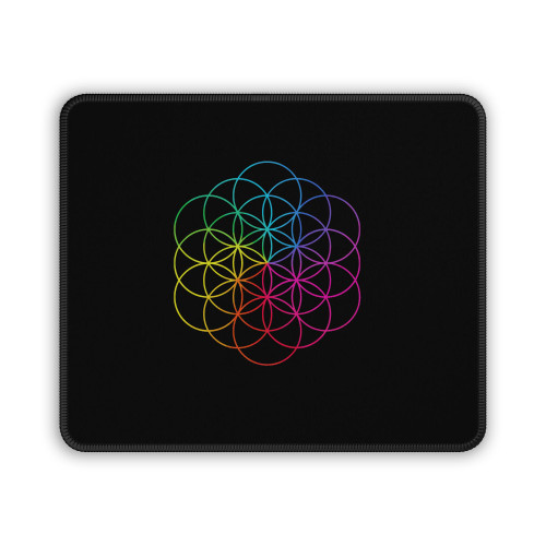 Coldplay A Head Full Of Dreams Logo Colorize Mouse Pad