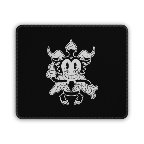 Cute Kawaii Baphomet Cartoon Funny Mouse Pad
