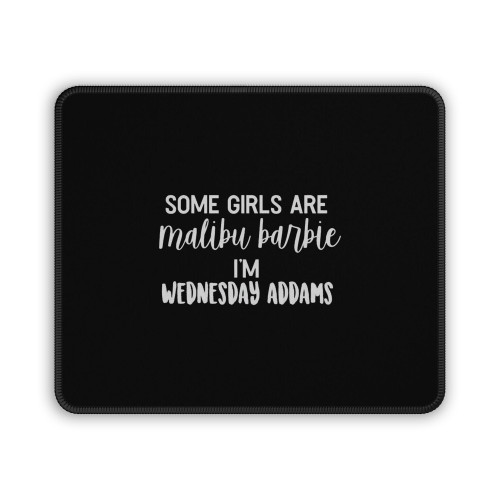 Wednesday Addams Family Black Mouse Pad Wednesday Addams Family Black Mouse Pad