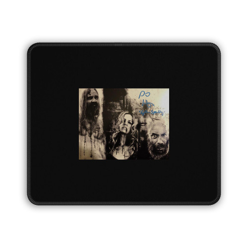 Sid Haig Captain Spaulding Devil Rejects Signed Mouse Pad