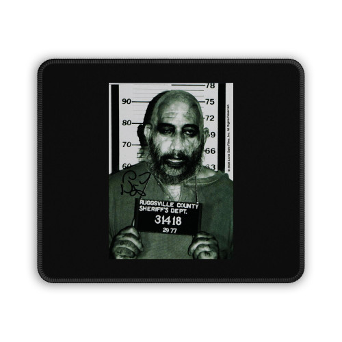 Sid Haig Signed Mugshot Captain Spaulding Mouse Pad