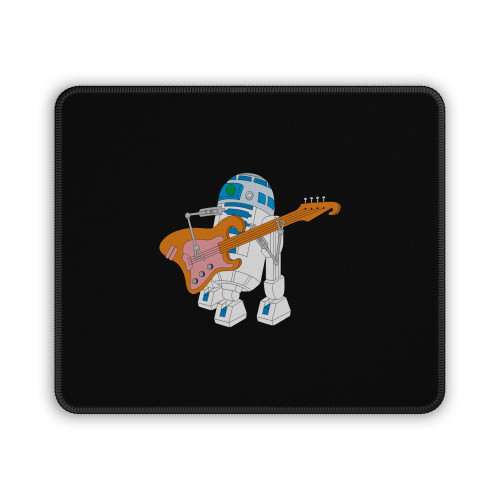 Star Wars R2D2 Robot Playing A Guitar Mouse Pad