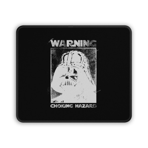 Star Wars Warning Darth Vader Choking Hazard Mouse Pad