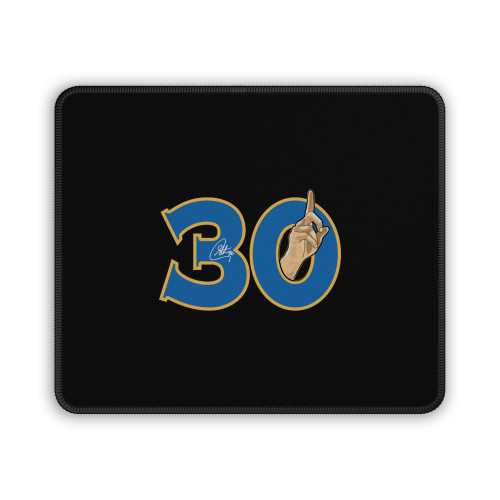 Stephen Curry 30 And Sign Mouse Pad